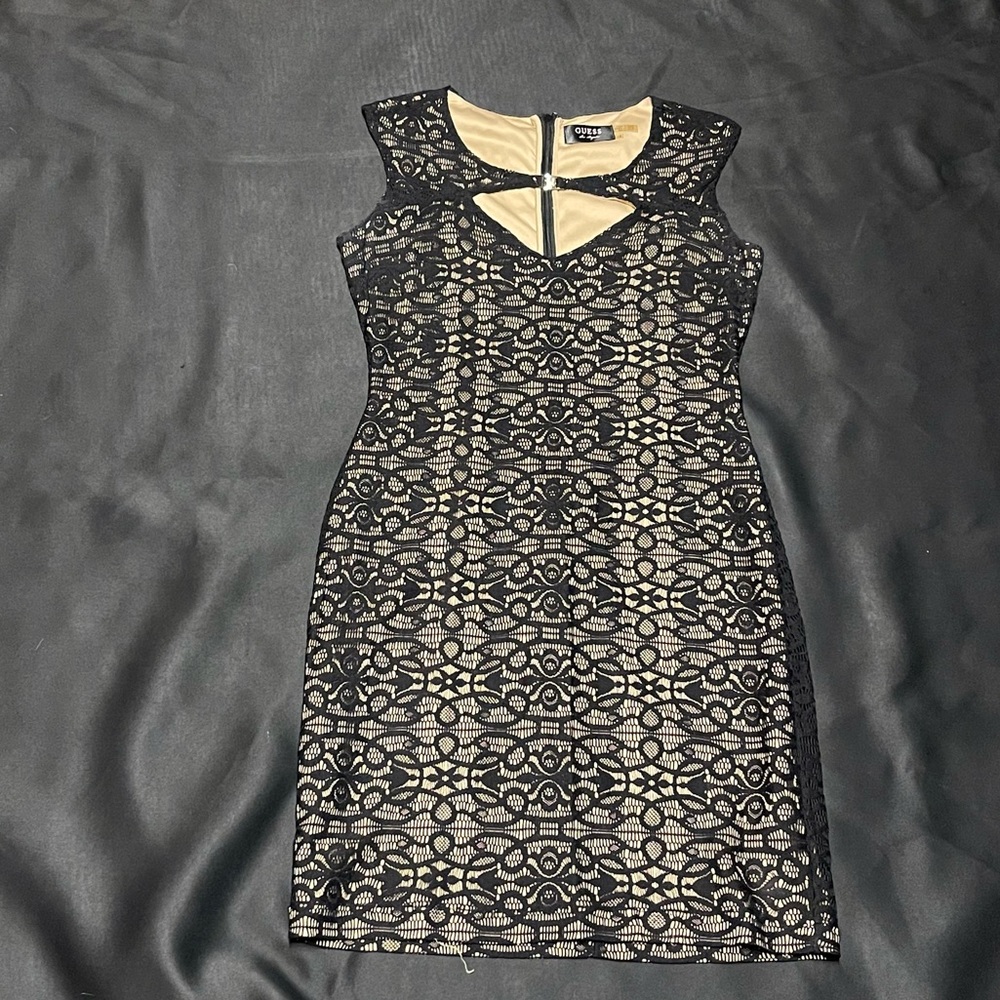 Guess dress lace with nude slip